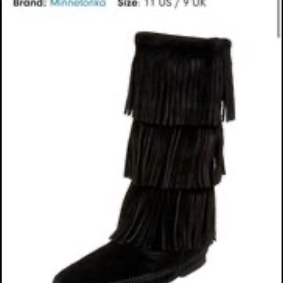 womens fringe boots size 11